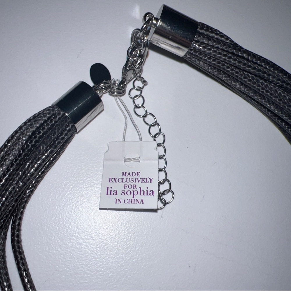 Lia Sophia Zip Line Necklace - Picture 3 of 5